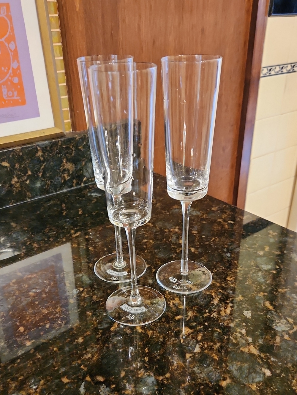Champagne Flutes - Set of 3